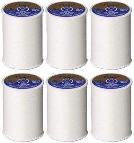 img 1 attached to 🧵 Coats & Clark Dual Duty All Purpose Thread - White 400 Yards (230-1), Pack of 6