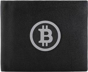 img 2 attached to Bitcoin Wallet Black White Billfold