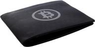 bitcoin wallet black white billfold logo