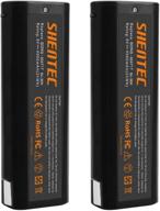 ⚡️ shentec 2-pack 4000mah 6v battery: the perfect replacement for paslode 404717 & more, ni-mh logo