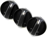 🔧 enhance your toyota tundra: set of 3 control knobs for 2000-2006 truck - heater, ac, and fan replacement logo
