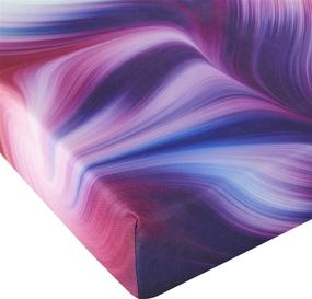 img 1 attached to 🛏️ Roll-Up Single Groove Tie Dye Memory Foam Mattress: Versatile Guest Bed/Floor Mat, 3 Inches