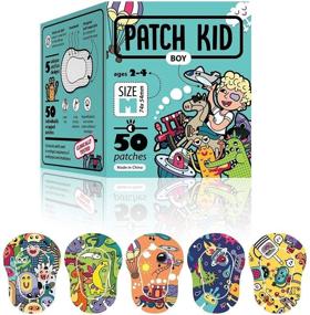 img 4 attached to Medium Sized Fun and Comfortable Patch Kid Eye Patches/Adhesives (50 Patches in Each Box) - Ideal for Medical Use Including Lazy Eye Treatment