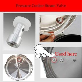 img 3 attached to 🔒 Universal Floater and Sealer for Pressure Cookers XL,YBD60-100,PPC780,PPC770,PPC790 - Pressure Cooker Steam Valve (2 Pair)