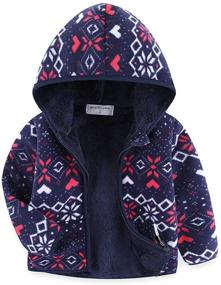 img 4 attached to Mud Kingdom Toddler Jacket Snowflake: Stylish Boys' Clothing for Winter with Durable Jackets & Coats