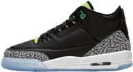 👟 nike air jordan 3 retro se (gs) electric green детские кроссовки - da2304-003 логотип