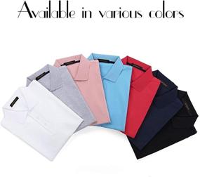 img 2 attached to Slim Fit Cotton Breathable Wicking Stretch Men's Clothing in Shirts