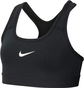 img 2 attached to Одежда для девочек старшего возраста Nike в спортивном стиле черного цвета