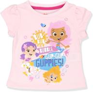 irresistibly cute: bubble guppies girls short sleeve tee (toddler) logo