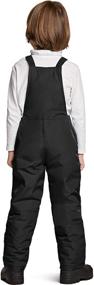 img 2 attached to ❄️ TSLA Kids Winter Snow Bibs: Waterproof Insulated Overalls for Boys, Girls & Babies - Ripstop Ski Pants