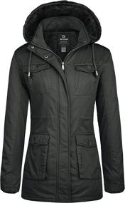 img 4 attached to Warmth Meets Style: Wantdo Women's Winter Parka Coat with Removable Hood and Sherpa Lining