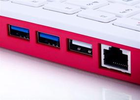 img 3 attached to 💻 Seeed Studio Raspberry Pi 400: Powerful Cortex A72 CPU, Dual 4K HD, US Edition - All-in-One Personal Computer Hidden within a Keyboard