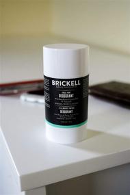 img 3 attached to Натуральный дезодорант Brickell Men's Products для мужчин - органический и без алюминия, свежий аромат мяты, 2,65 унций