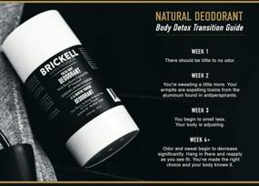 img 1 attached to Натуральный дезодорант Brickell Men's Products для мужчин - органический и без алюминия, свежий аромат мяты, 2,65 унций