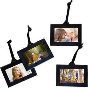 img 1 attached to 🖼️ Maypes Set of 4 Additional Horizontal Hanging Frames for Family Tree Size: 2"x3