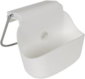 img 4 attached to Convenient Evriholder Sink Caddy: White Sponge Holder with Dish Cloth Rod