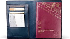 img 2 attached to Kasper Maison Italian Leather Passport Travel Accessories in Passport Wallets