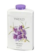 yardley of london april violets perfumed talc, 7 oz, made in england - discover the new formula! logo