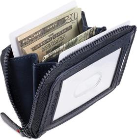 img 3 attached to Damen Hastings Men's Around Wallet: Sleek and Versatile for Effortless Organization