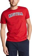 nautica sleeve cotton classic graphic men's clothing in t-shirts & tanks logo