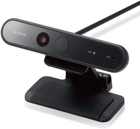 img 4 attached to Веб-камера ELECOM Full HD 1080P 30FPS с встроенным микрофоном, распознаванием лица и безопасным входом без использования рук для Windows 10 Hello, ПК и ноутбуков, подключается через USB Plug & Play - UCAM-CF20FBBK.