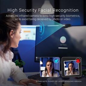 img 2 attached to Веб-камера ELECOM Full HD 1080P 30FPS с встроенным микрофоном, распознаванием лица и безопасным входом без использования рук для Windows 10 Hello, ПК и ноутбуков, подключается через USB Plug & Play - UCAM-CF20FBBK.