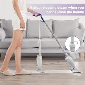 img 1 attached to 🧹 Hardwood and Tile Floor Steamers by LIGHT 'N' EASY - Lightweight Steam Mops for Laminate Floor, Carpet, and Wood Floors - 7618ANW