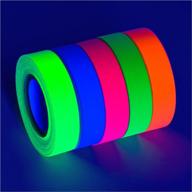 5 pack bright blacklight reactive fluorescent logo