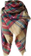 🧣 qupish blanket classic oversized scarves - essential women's accessories for enhanced style and comfort logo