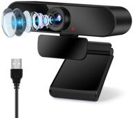 🎥 high-quality 4mp webcam with built-in microphone - ctronics usb pc cam, plug & play for video conferencing, gaming, streaming, laptop, desktop, mac, skype, youtube, zoom, facetime logo