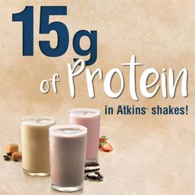 img 1 attached to ☕️ Atkins Gluten Free Protein-Rich Shake, Mocha Latte - Keto Friendly | 15 Count Pack