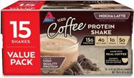 ☕️ atkins gluten free protein-rich shake, mocha latte - keto friendly | 15 count pack logo