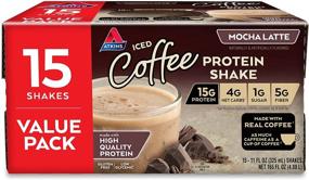 img 4 attached to ☕️ Atkins Gluten Free Protein-Rich Shake, Mocha Latte - Keto Friendly | 15 Count Pack