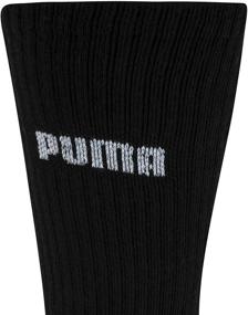 img 2 attached to Puma Men's Black Socks 10-13: Stylish and Comfortable Men's Clothing