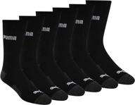 puma men's black socks 10-13: stylish and comfortable men's clothing logo