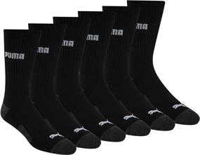 img 4 attached to Puma Men's Black Socks 10-13: Stylish and Comfortable Men's Clothing