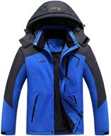 ultimate protection: men's waterproof ski jacket for winter adventures - warm, windproof, mountain-ready snow coat with hood логотип