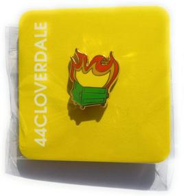 img 1 attached to 🔥 Enamel Pin by 44Cloverdale - Lil Dumpster Fire