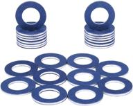 🔒 aluminum gasket seals - 90430-12031 replacement logo