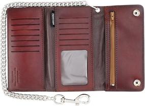 img 2 attached to 👝 Vintage Leather Tri Fold Wallet: Stylish Men's Accessories for Card Cases, Money Organizers & More