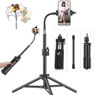 📸 20-inch phone tripod stand for iphone cell phone video recording, vlogging, streaming & photography – sturdy, lightweight smartphone tripod stand logo