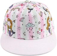 🧢 adjustable kids boy girl baseball cap – baby sun hat with flat brim for summer outdoor activities logo