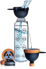 img 1 attached to Идеальный протеиновый дополнитель для активного образа жизни, идеальный контейнер для путешествий для бодибилдеров, военных и фитнес-энтузиастов (3, 100 мл): Ultimate Protein Supplement Funnels.