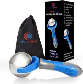 img 3 attached to Cold Massage Roller Ball - Ice Therapy with Handle for Relieving Muscle Pain - Cryo Stick in Blue