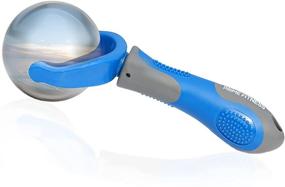 img 4 attached to Cold Massage Roller Ball - Ice Therapy with Handle for Relieving Muscle Pain - Cryo Stick in Blue