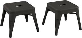 img 3 attached to Harper Hudson Kids Metal Stool