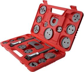 img 3 attached to 🔧 Universal Disc Brake Caliper Wind Back Tool Set - 21pcs Piston Compression Tool for Brake Pad Replacement, Fits Most Models