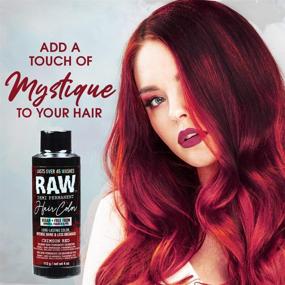 img 3 attached to 🍃 Vegan RAW Crimson Red Demi-Permanent Hair Color, Ammonia & Paraben-Free, Long-lasting for over 45 Washes, 4oz with No PPD