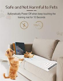 img 1 attached to 🐾 Кобито Пет Шок Мат для собак и кошек - Электронная тренировочная площадка для использования в помещении на диванах, кушетках и дверях - Эффективный барьер для мебели