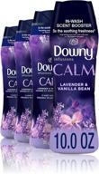 🌼 downy infusions calm lavender & vanilla bean in-wash scent booster beads, 10 oz, pack of 4 logo